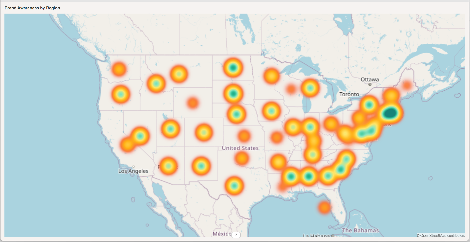 Heat map in WynDashboards