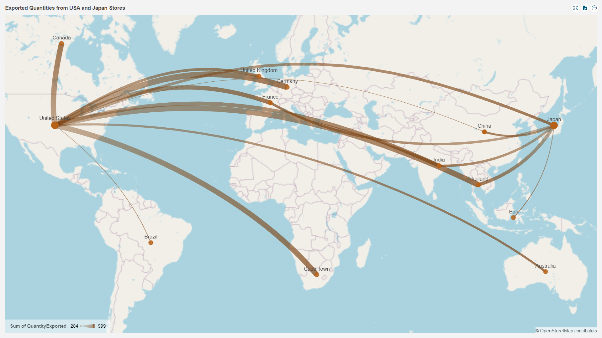 Flow Line map in WynDashboards